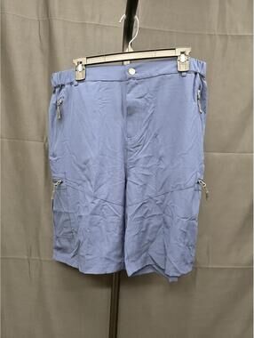 PUDOLLA MEN’S LIGHTWEIGHT 9" CARGO HIKING SHORTS OUTDOOR TRAVEL CAMPING L